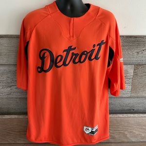 Detroit Majestic CoolBase Authentic MLB jersey size Medium